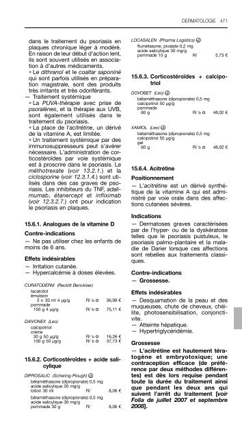 REPERTOIRE COMMENTE DES MEDICAMENTS 2011 - CBIP