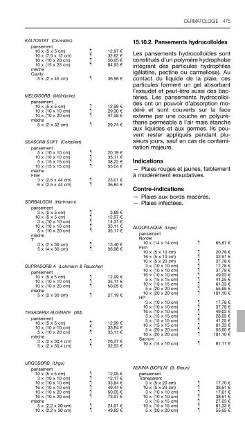 REPERTOIRE COMMENTE DES MEDICAMENTS 2011 - CBIP