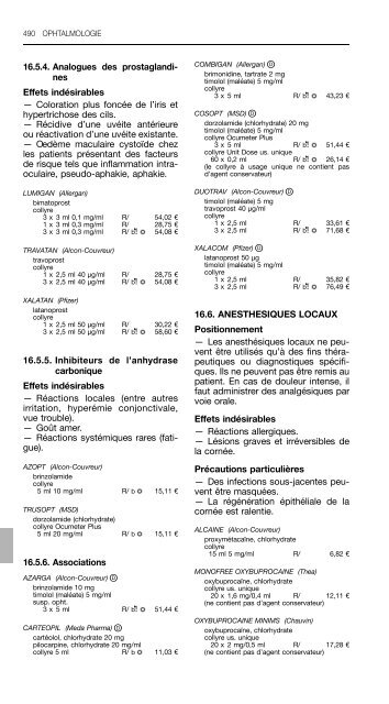 REPERTOIRE COMMENTE DES MEDICAMENTS 2011 - CBIP