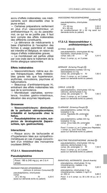 REPERTOIRE COMMENTE DES MEDICAMENTS 2011 - CBIP