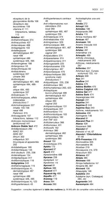 REPERTOIRE COMMENTE DES MEDICAMENTS 2011 - CBIP