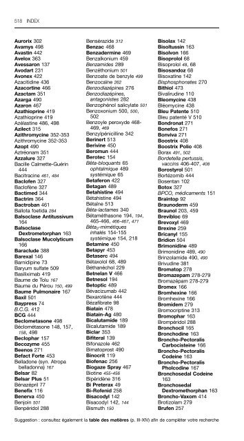 REPERTOIRE COMMENTE DES MEDICAMENTS 2011 - CBIP