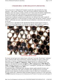 utilizzo dell'acido ossalico in apicoltura - Azienda Sanitaria Locale ...