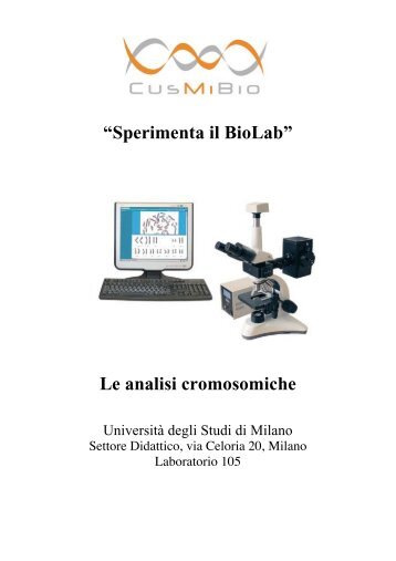 Le analisi cromosomiche - Cusmibio.unimi.it - Università degli Studi ...