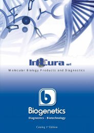 Catalog 1st Edition - Biogenetics srl