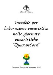 Sussidio per l'adorazione eucaristica nelle giornate eucaristiche ...