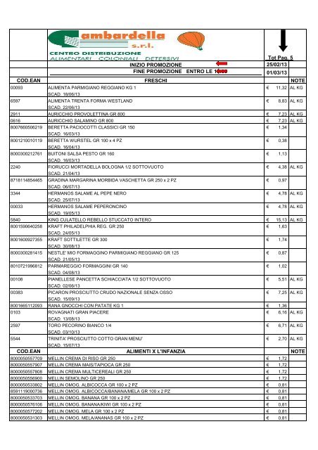 VOLANTINO CASH 250213 - 010313 - Gambardella Srl