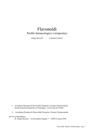 Flavonoidi - Farmacia Europa Cassino