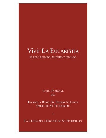 Vivir La Eucaristía: pueblo reunido, nutrido y enviado - CatholicWeb