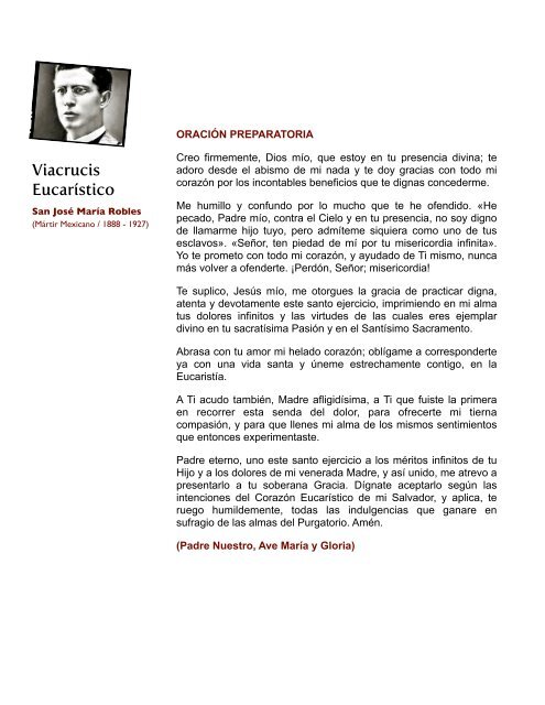 Viacrucis Eucarístico (PDF) - Semper Fiat