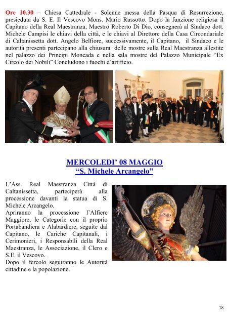 Associazione Real Maestranza - Settimana Santa a Caltanissetta