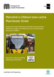 Manchester Street Public Consultation Brochure - Transport for ...
