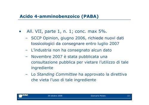 Ingredienti in discussione quali prospettive - Unipro