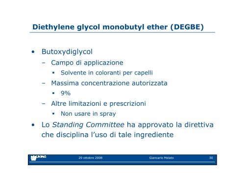 Ingredienti in discussione quali prospettive - Unipro