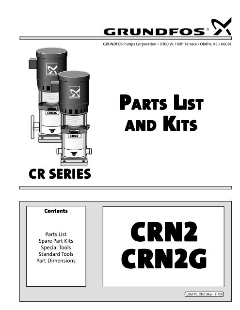 cr series crn2 crn2g partsl ist andk its - Grundfos