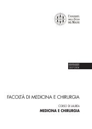 Medicina e Chirurgia - Università degli Studi del Molise