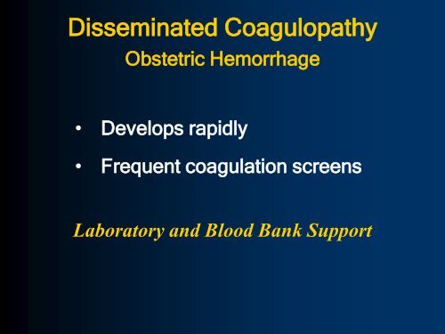 Massive Obstetric Hemorrhage - Health Research at Fernandez ...