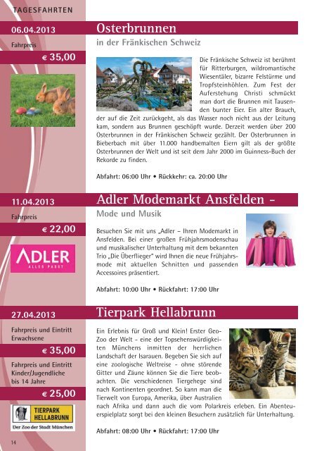 Unser komplettes Programm für 2013 können Sie hier abrufen!