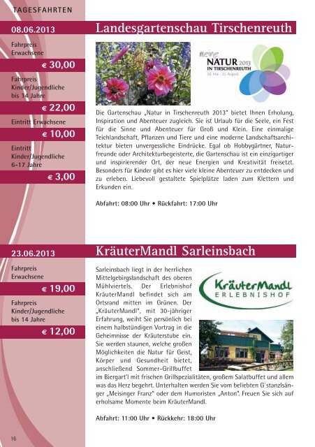 Unser komplettes Programm für 2013 können Sie hier abrufen!