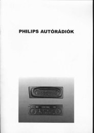Philips autórádiók - Renault Megane Klub