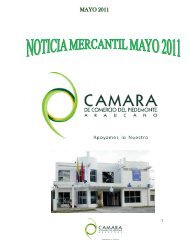 MAYO 2011 - Cámara de Comercio del Piedemonte Araucano