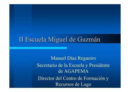 II Escuela Miguel de Guzmán - Arte Galega