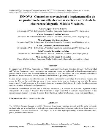 RP#86 - Latin American and Caribbean Journal of Engineering ...