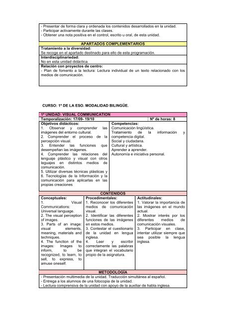 Departamento de Educación Plástica y Visual - IES Al-Ándalus