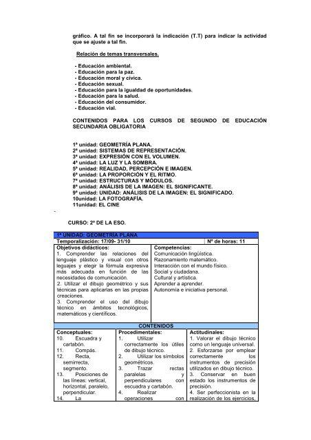 Departamento de Educación Plástica y Visual - IES Al-Ándalus