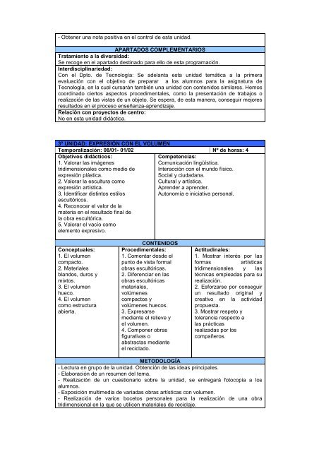 Departamento de Educación Plástica y Visual - IES Al-Ándalus