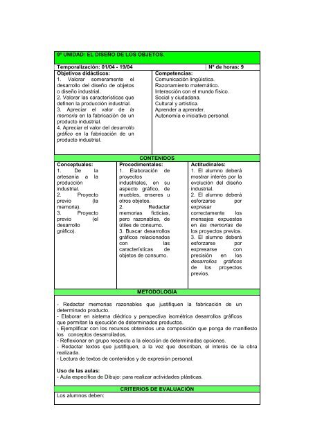 Departamento de Educación Plástica y Visual - IES Al-Ándalus