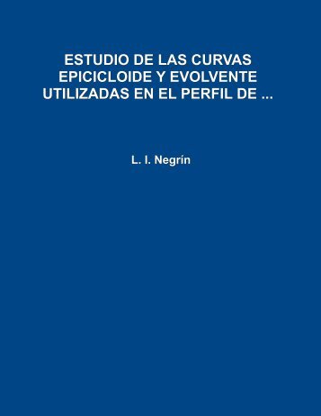 Estudio de las curvas epicicloide y evolvente utilizadas en el perfil ...