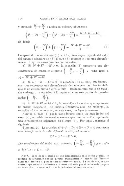 geometria analitica de lehmann - MATEMATICAS EJERCICIOS ...