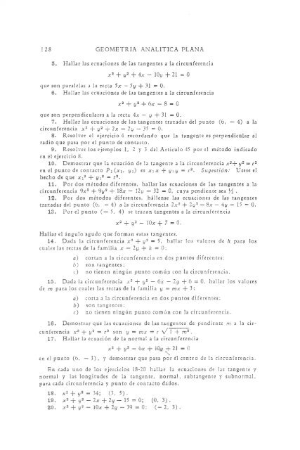 geometria analitica de lehmann - MATEMATICAS EJERCICIOS ...