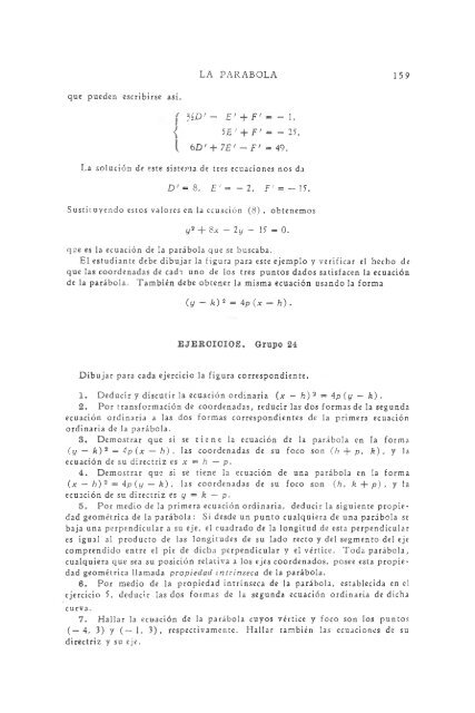 geometria analitica de lehmann - MATEMATICAS EJERCICIOS ...