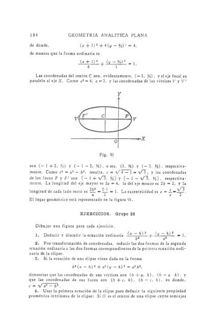 geometria analitica de lehmann - MATEMATICAS EJERCICIOS ...