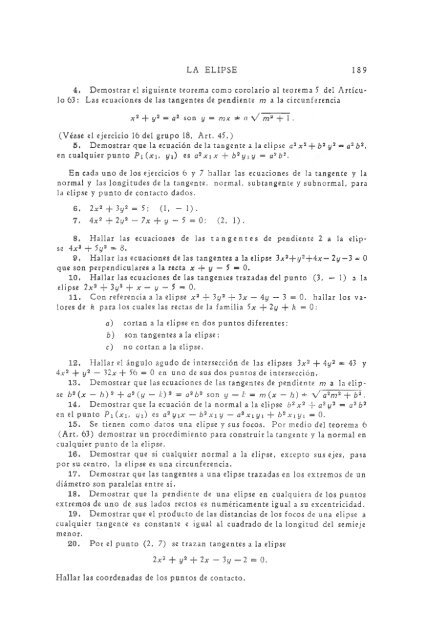 geometria analitica de lehmann - MATEMATICAS EJERCICIOS ...