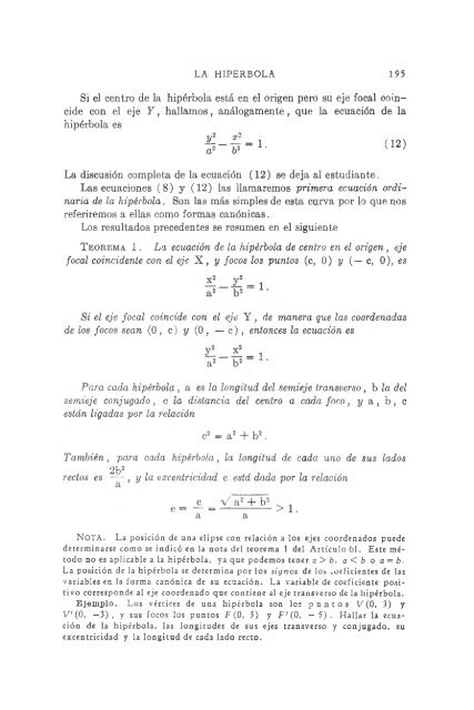 geometria analitica de lehmann - MATEMATICAS EJERCICIOS ...