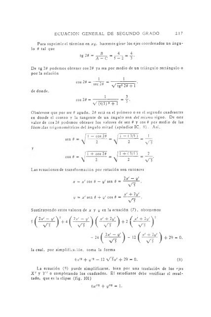 geometria analitica de lehmann - MATEMATICAS EJERCICIOS ...