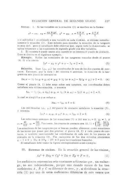 geometria analitica de lehmann - MATEMATICAS EJERCICIOS ...