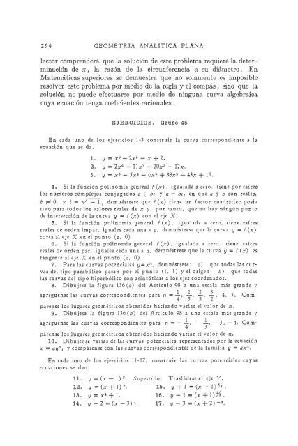 geometria analitica de lehmann - MATEMATICAS EJERCICIOS ...