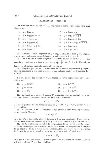 geometria analitica de lehmann - MATEMATICAS EJERCICIOS ...