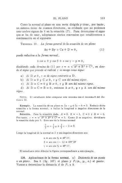 geometria analitica de lehmann - MATEMATICAS EJERCICIOS ...