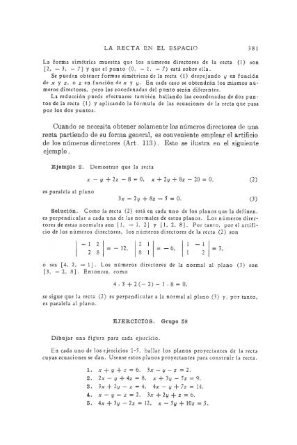 geometria analitica de lehmann - MATEMATICAS EJERCICIOS ...