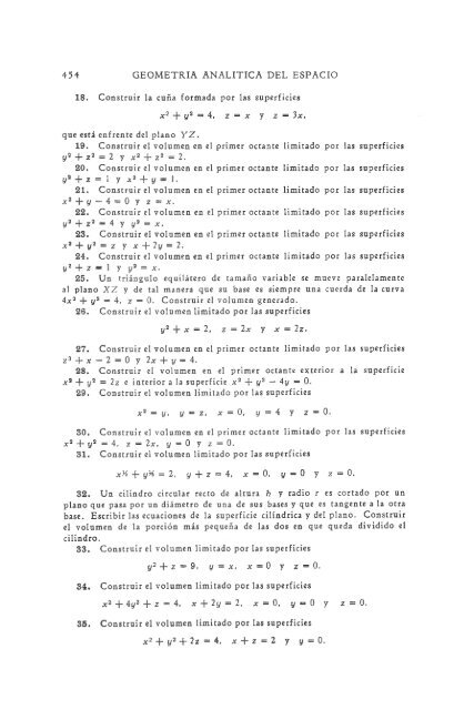 geometria analitica de lehmann - MATEMATICAS EJERCICIOS ...