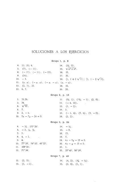 geometria analitica de lehmann - MATEMATICAS EJERCICIOS ...