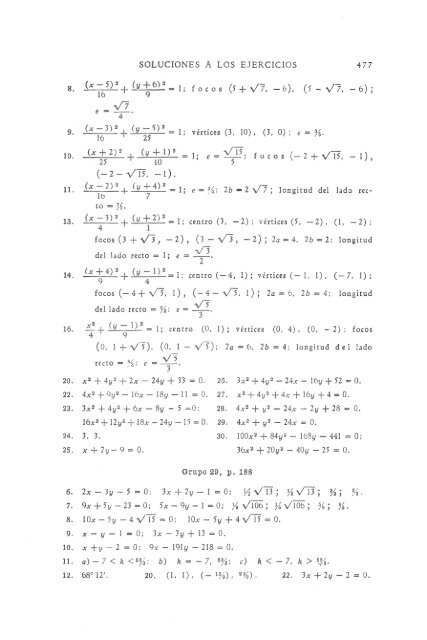 geometria analitica de lehmann - MATEMATICAS EJERCICIOS ...