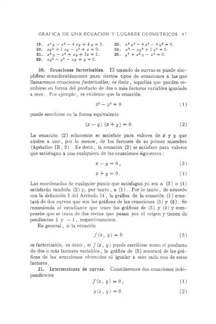 geometria analitica de lehmann - MATEMATICAS EJERCICIOS ...