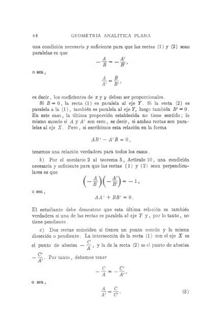 geometria analitica de lehmann - MATEMATICAS EJERCICIOS ...