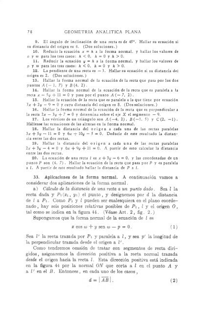 geometria analitica de lehmann - MATEMATICAS EJERCICIOS ...